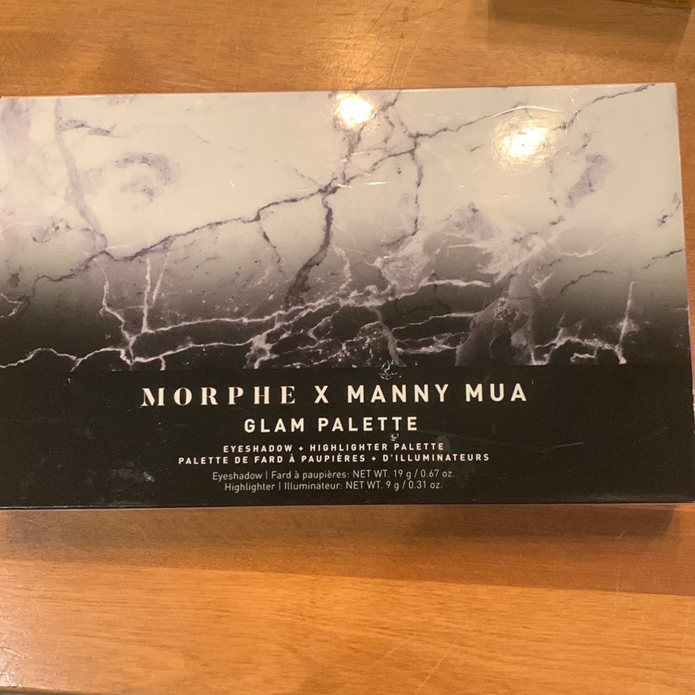 NEW Morphe x Manny MUA palette eyeshadow, highlighter